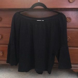 Black bell sleeve ANTHROPOLOGIE shirt